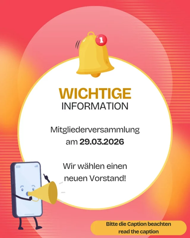 Du hast Spaß am Organisieren von Wanderungen und möchtest deine Ideen in unsere Wandergruppe einbringen? Dann stell dich zur Vorstandswahl auf und schreibe uns eine kurze Nachricht mit deinem Interesse oder deinen Fragen. 

Falls du erst einmal schnuppern möchtest, wie wir unsere Wanderungen planen und was für Aufgaben im Vorstand anstehen, dann schau bei unserer nächsten Vorstandssitzung vorbei. 
Wann: 11.02. 19:00 
Wo: Bar Gelb
Auf der Agenda: die Planung der Faschingswanderung und unserer Mitgliederversammlung inklusive Wanderung im März.

Aber auch wenn du nicht in den Vorstand möchtest, freuen wir uns über deine Stimme in der Vorstandswahl am 29.03. 

Wir freuen uns auf euch

Euer Vorstand

---------------------------(english version)

Do you enjoy organizing hikes and want to bring your ideas to our hiking group? Then consider running for a position on the board! Just send us a short message with your interest or any question you might have.

​If you’d prefer to get a impression for how we plan our hikes and what board tasks involve first, feel free to drop by our next board meeting.
​When: February 11th, 7:00 PM 
​Where: Bar Gelb
​On the Agenda: Planning the carnival hike and our general meeting including a hike in March.

​Even if you don’t wish to join the board, we look forward to seeing you and receiving your vote at the board elections on March 29th.

​
​Best regards,

Your Board